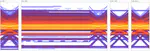 Clustering for stacked edge splatting